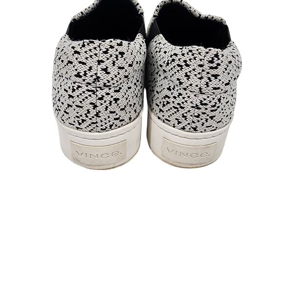 Vince Women's Warren Tweed Trainers Platform Slip On Sneakers Size 7.5 - Picture 2 of 6